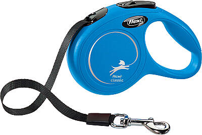 Flexi Classic Otomatik Şerit Gezdirme Tasması X Small 3 Metre Mavi - 1