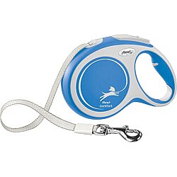 Flexi Comfort Otomatik Şerit Gezdirme Tasması Large 8 Metre Mavi - Flexi