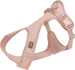 Trixie Comfort Yumuşak Dokulu Köpek Göğüs Tasması S-M Pudra Pembesi - Trixie