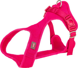 Trixie Comfort Yumuşak Dokulu Köpek Göğüs Tasması S–M Fuşya - Trixie