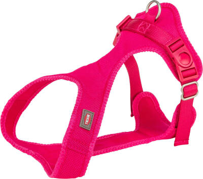 Trixie Comfort Yumuşak Dokulu Köpek Göğüs Tasması S–M Fuşya - 1