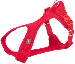 Trixie Comfort Yumuşak Dokulu Köpek Göğüs Tasması S–M Kırmızı - Trixie