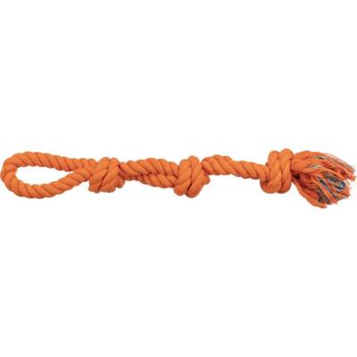 Trixie Köpek Örgü Düğümlü Oyun İpi 60 cm Turuncu - 1