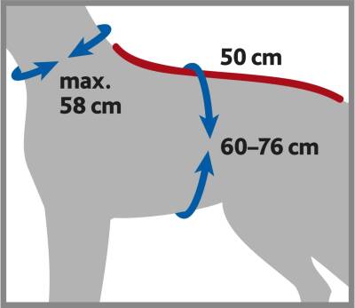 Trixie Köpek Havlu Bornoz Medium Gri - 4