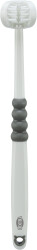 Trixie Köpek ve Kedi 3 Başlıklı Diş Fırçası 18 cm Beyaz/Gri - Trixie