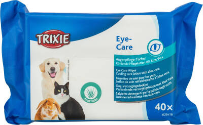 Trixie Köpek ve Kedi Göz Temizleme Mendili 40 Adet - 1