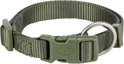 Trixie Premium Köpek Boyun Tasması M–L Zeytin Yeşili - Trixie